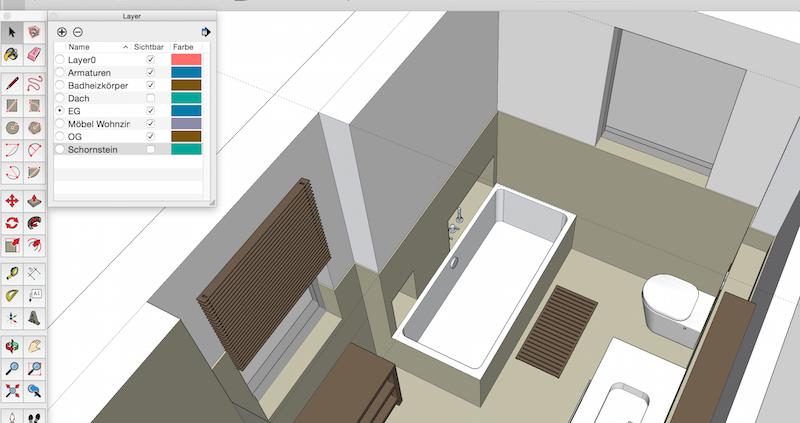 SketchUp 3D Hausplanung