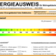 Energieausweis - Ausschnitt